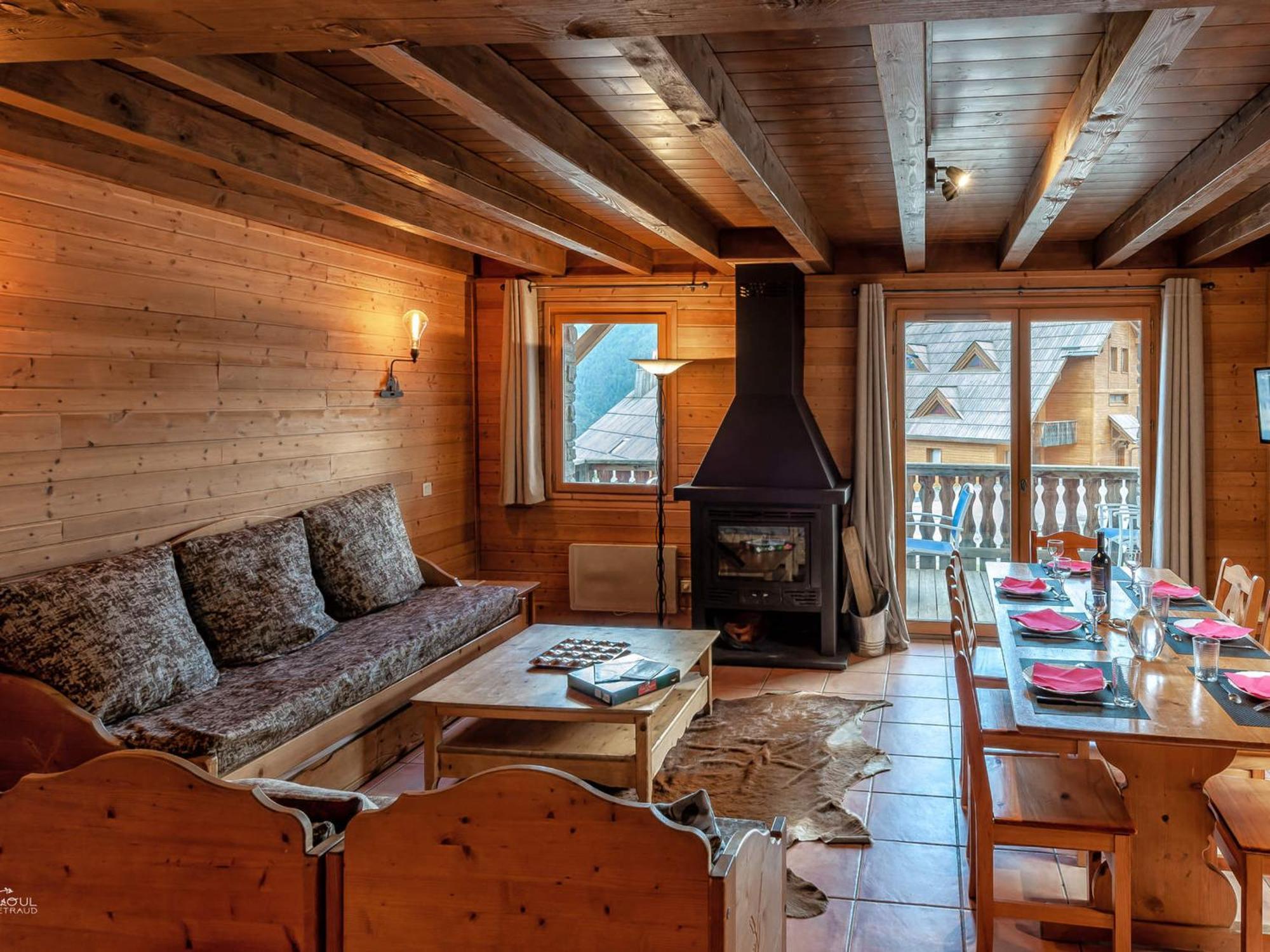 Chalet En Bois Avec 3 Chambres A Pra Loup - Fr-1-165A-47 Uvernet-Fours Екстер'єр фото